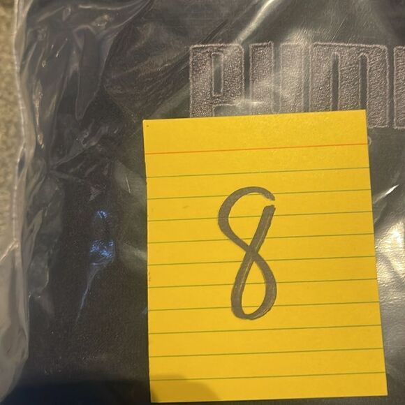 #8 PUMA Youth Fleece Sweatsuit Hoodie Jogger set Size Small 7/8 Black NWT - Picture 11 of 12